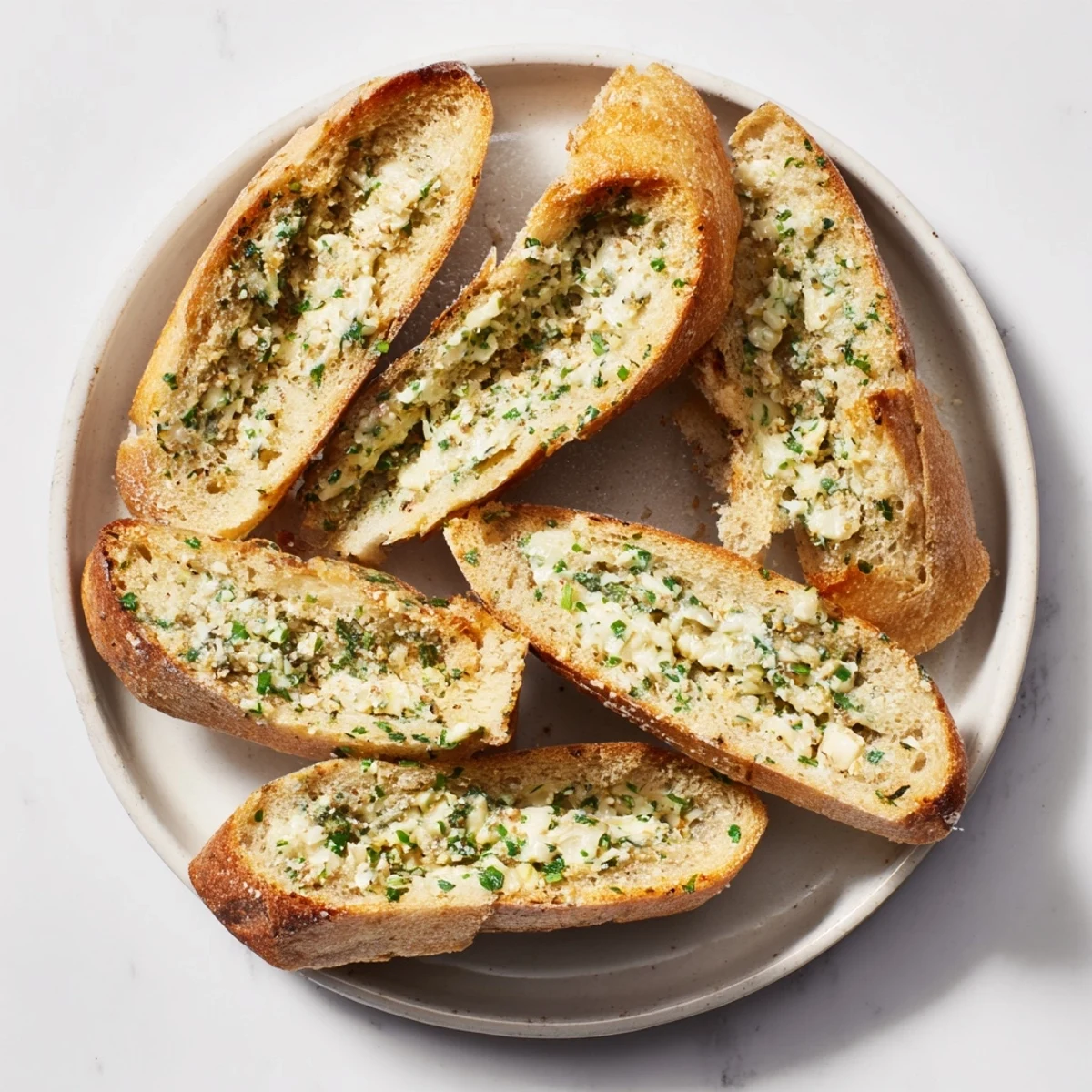 Knoblauchbrot mit Kräuterbutter