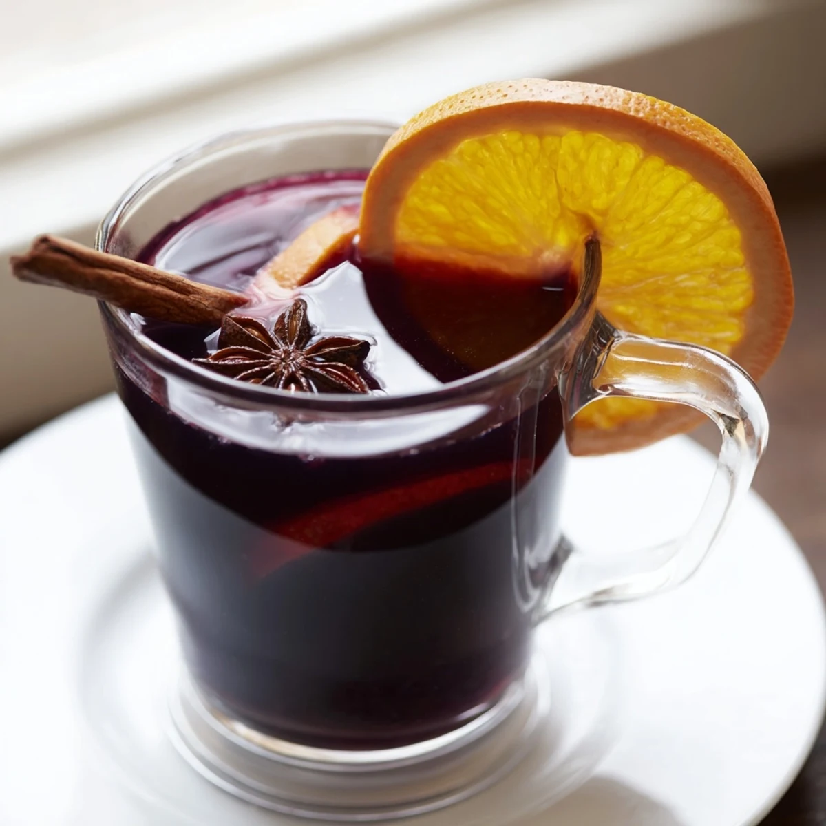 Gewürzter aromatischer Traubensaft