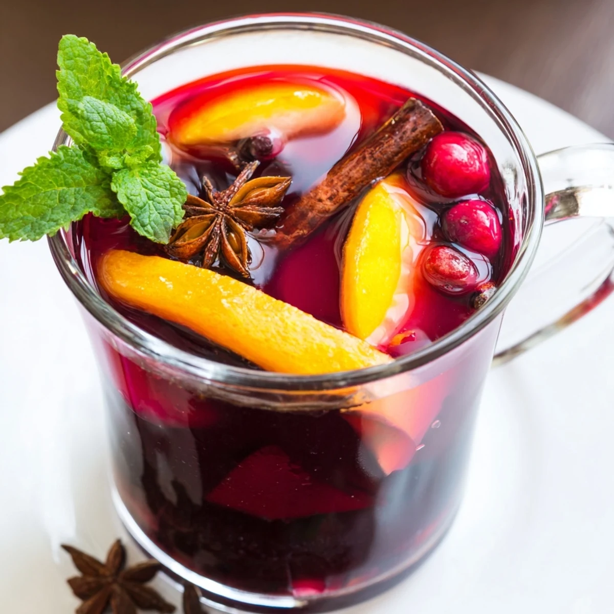 Cranberry Citrus Winter Tee