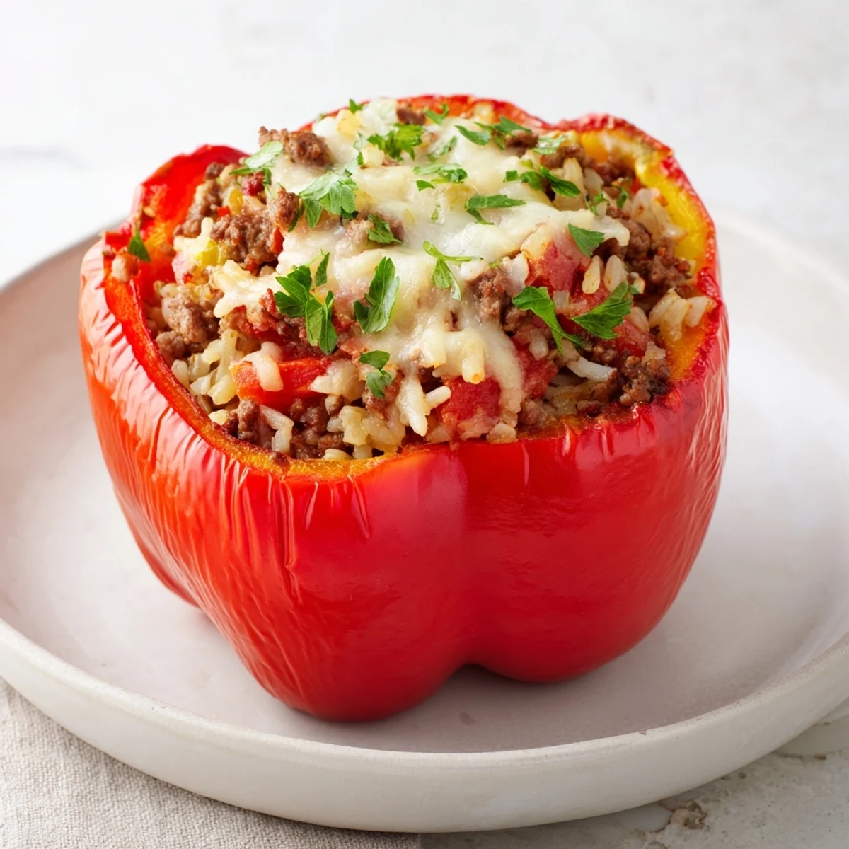 Gefüllte bunte Peperoni