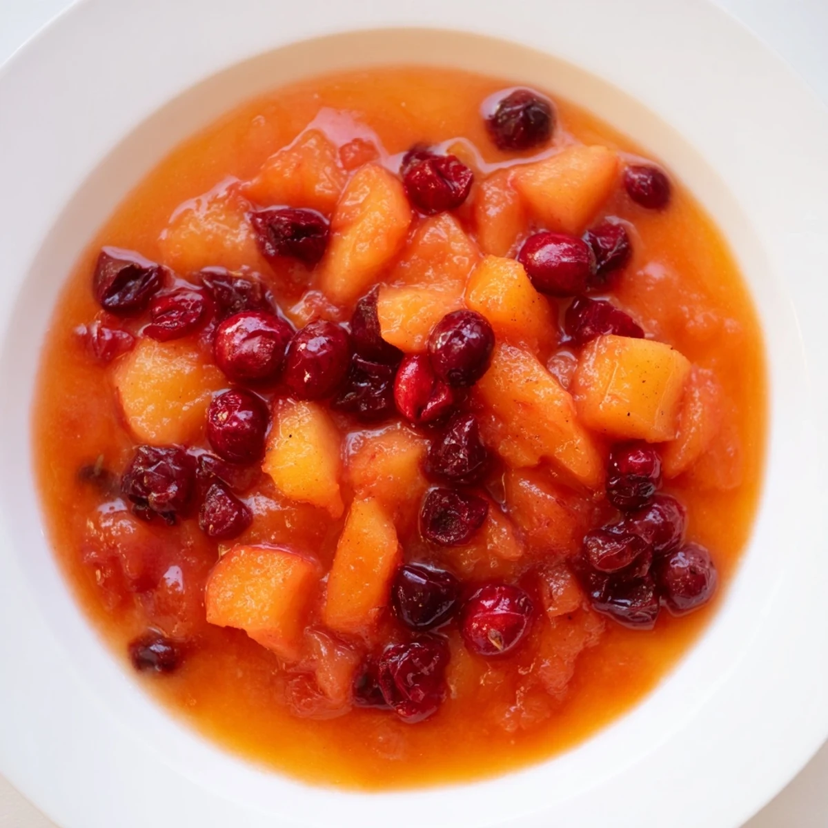 Cranberry Apfel Sauce lecker