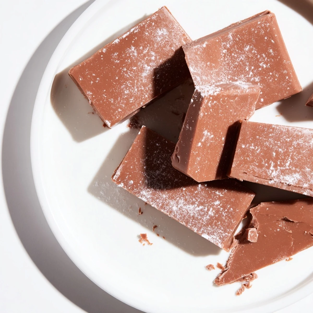 Close-up of freshly made milk chocolate, tempting a sweet craving for a perfect dessert.