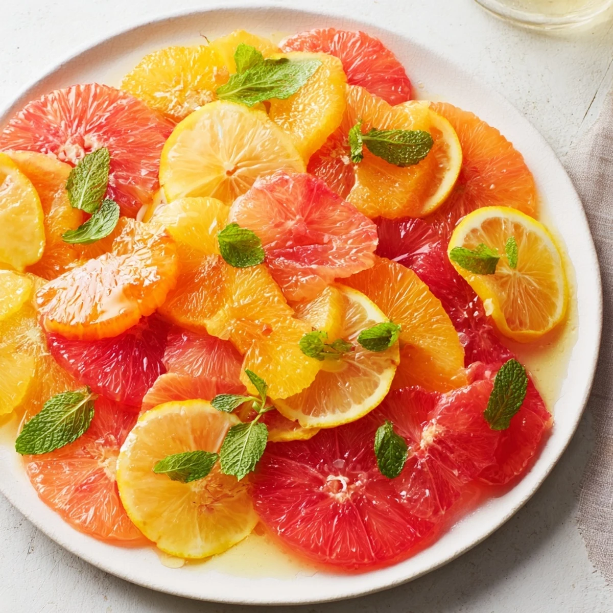 Frischer Citrusfrüchte Salat