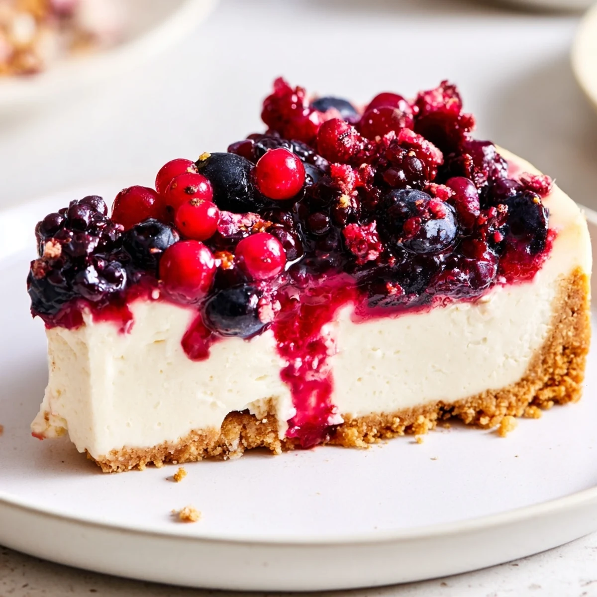 Winter Berry Cremekuchen