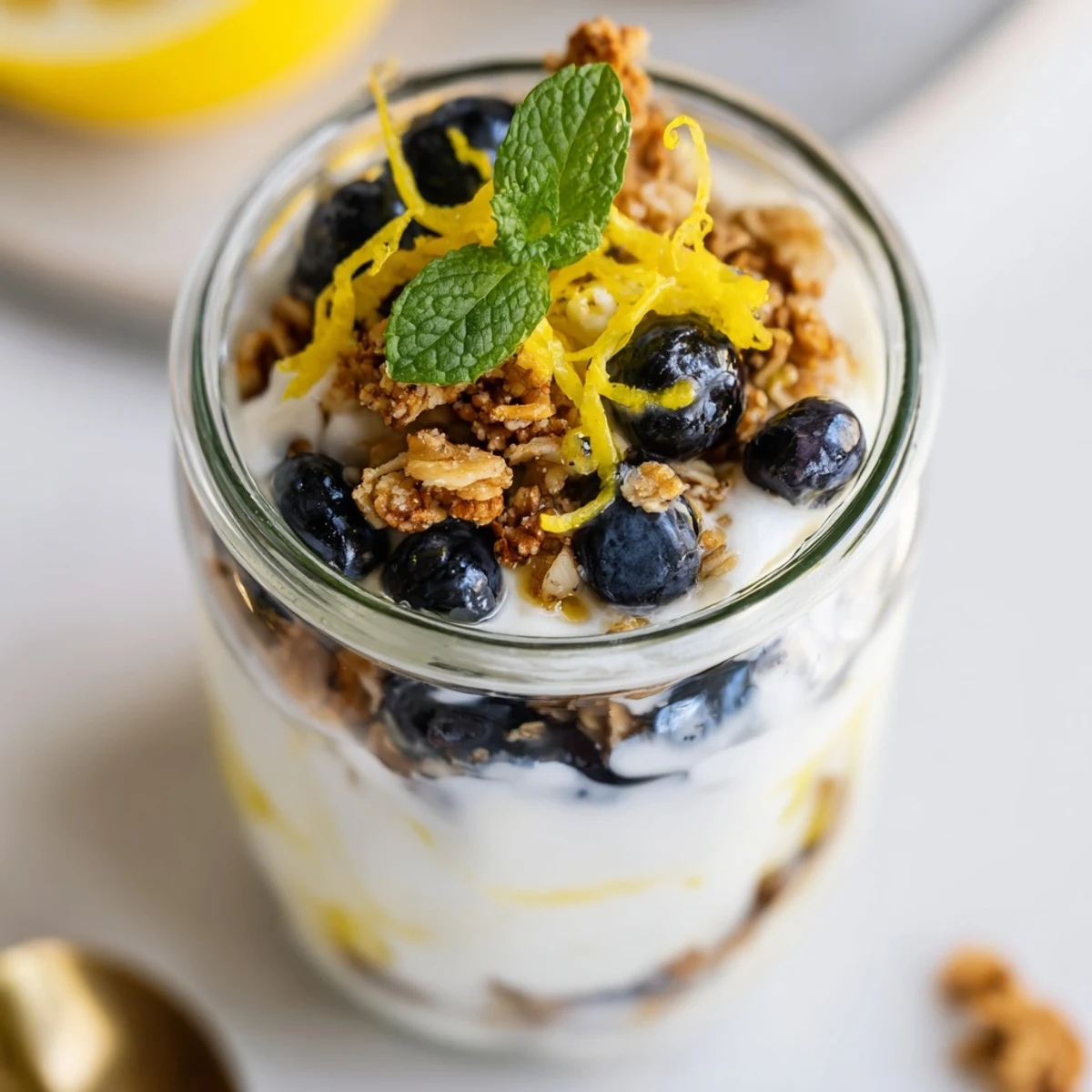 Lemon Blueberry Yogurt Parfait