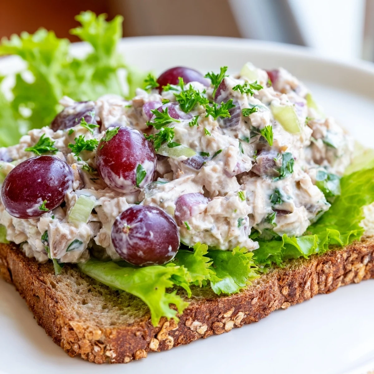 Chicken Salad Sandwich Grapes