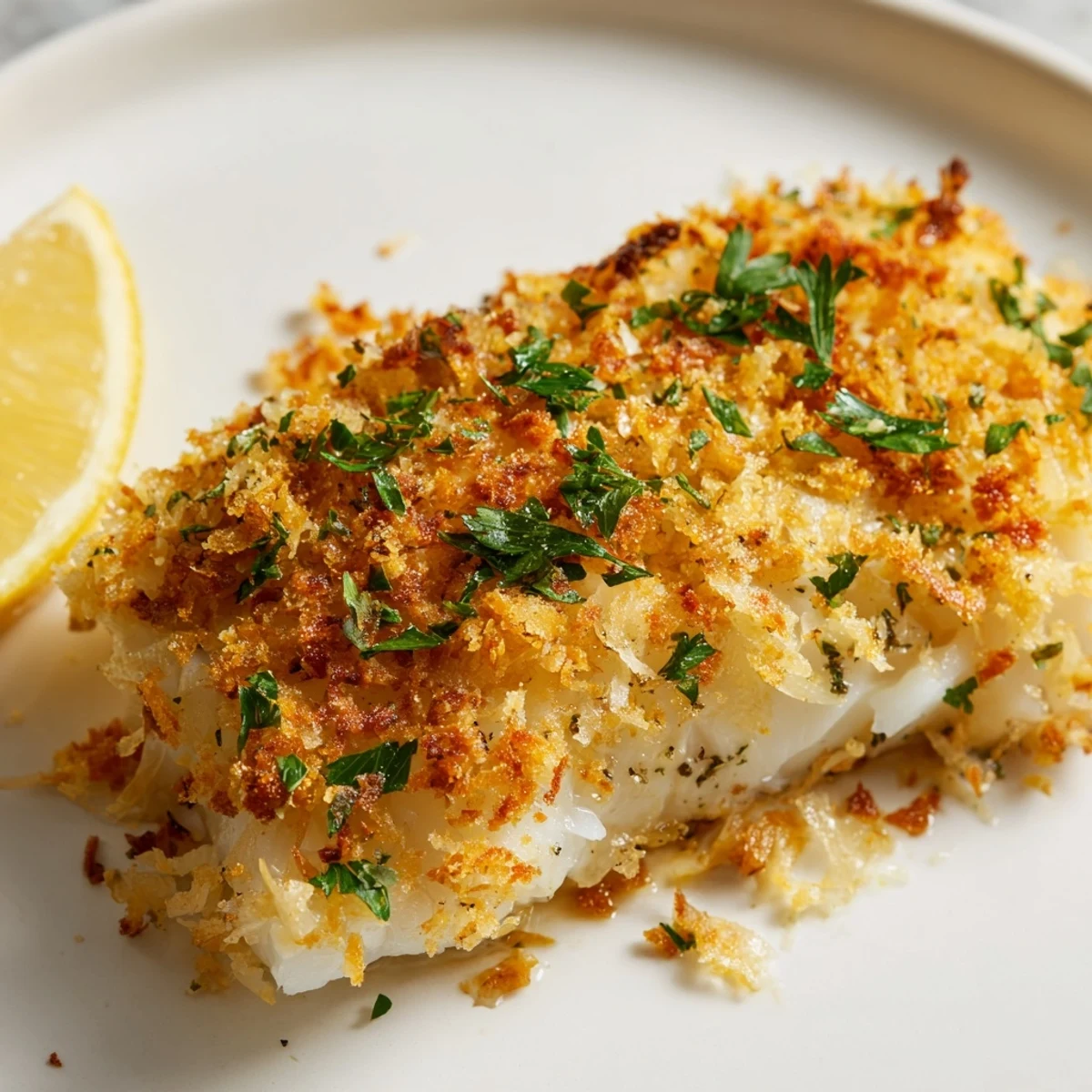 Gebratener Kabeljau Panko Kruste