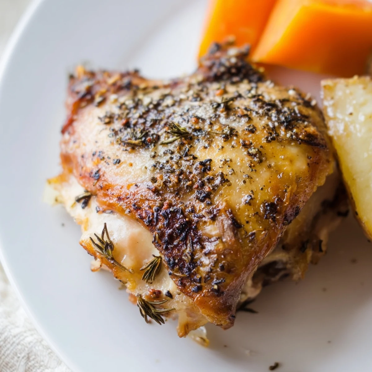 Sliced Chicken Dinner Roast revealing tender meat alongside carrots and potatoes, perfect for Sunday dinner.