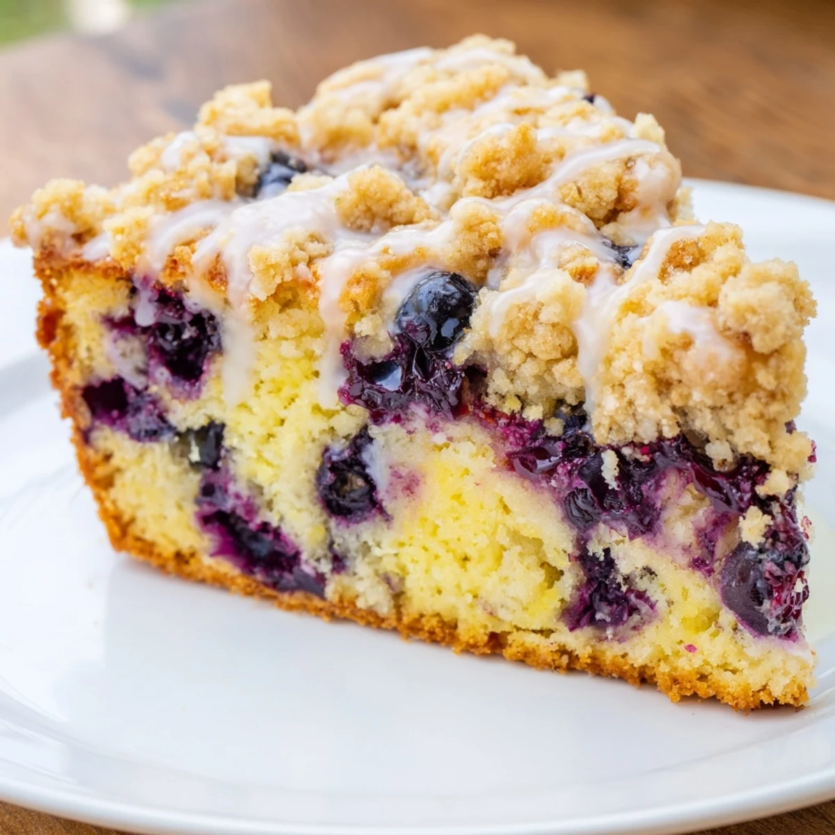 Perfectly moist coffee cake bursting with bright lemon flavor, ideal for breakfast or snack.