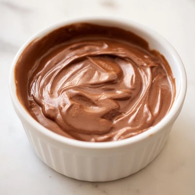 Schokoladenpudding cremig seidiger Genuss