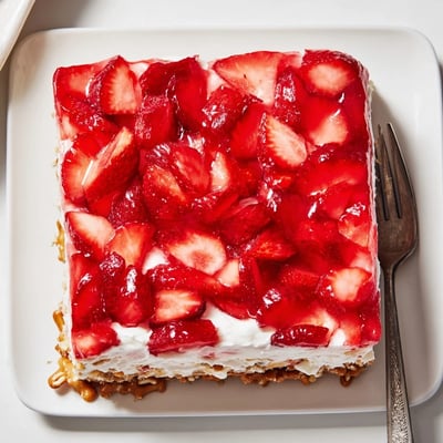 Erdbeer Crackle Salat